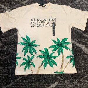Palm Angels Fire Skull Palm Tree T-Shirt Men’s Large, Medium, Small